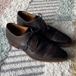 Brown Leather Oxfords - Size 11